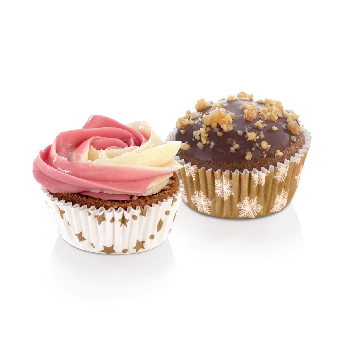 Cukrářské mini košíčky DELÍCIA ø 4 cm, 100 ks, zimní