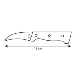 Curved peeling knife HOME PROFI, 7 cm