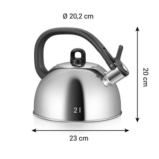 Czajnik GrandCHEF 2,0 l, stal nierdzewna (zdjęcie 5)