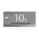 Darčekový poukaz 10 Eur-elektronický