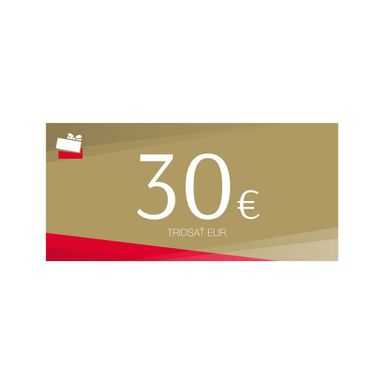 Darčekový poukaz 30 Eur
