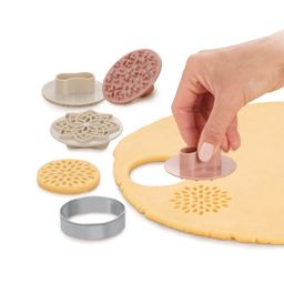 Image of Decorating stamps for biscuits and gingerbread cookies DELÍCIA, set of 4 pcs