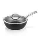 Deep frying pan PRESIDENT with cover ø 24 cm