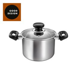 Deep pot BRAVA with cover ø 16 cm, 2.0 l