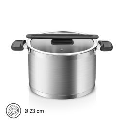 Deep pot COMPACT with cover ø 24 cm, 7.0 l