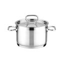 Deep pot HOME PROFI with cover ø 20 cm, 4.0 l