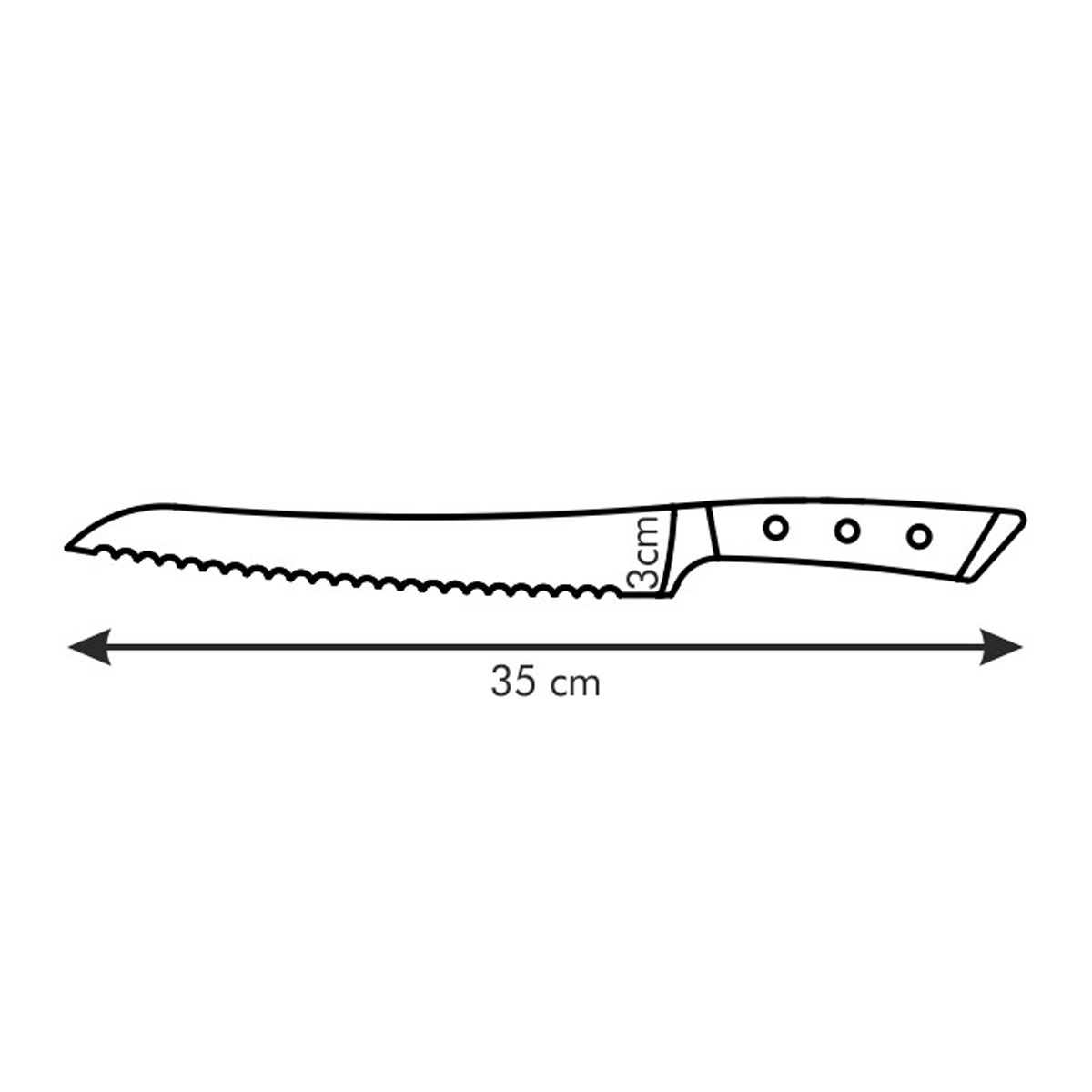 Brotmesser AZZA 22 cm