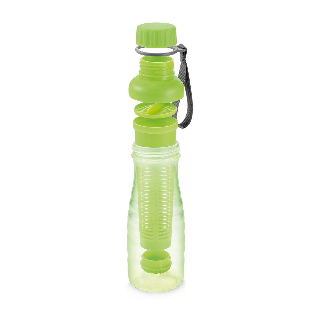 Butelka z sitkiem myDRINK 0,7 l, zielona