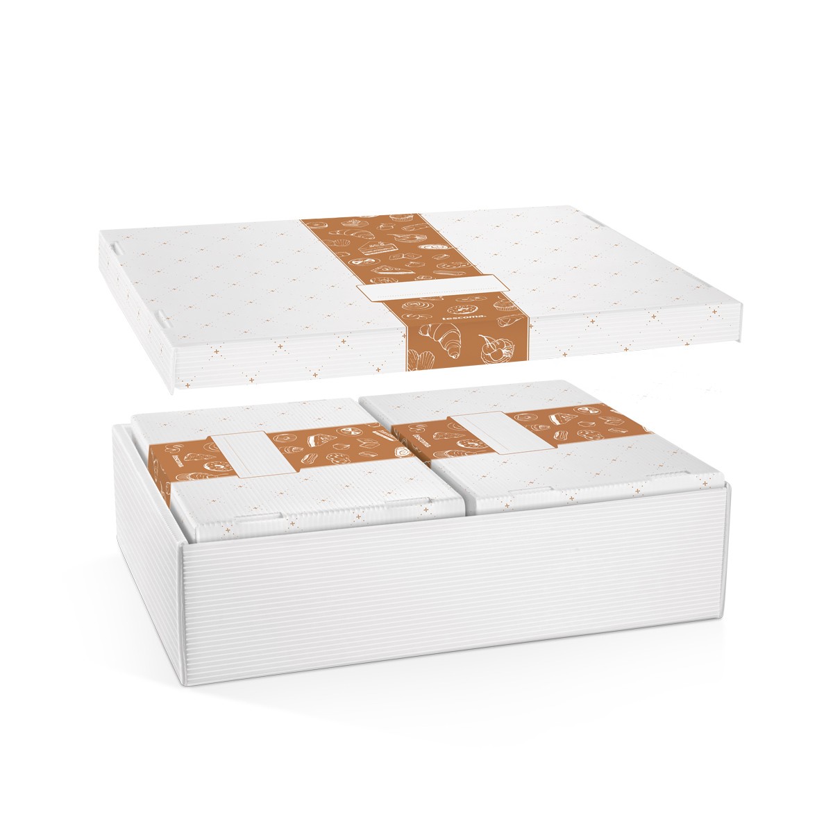 Krabice na cukroví a lahůdky DELÍCIA, 28 x 18 cm