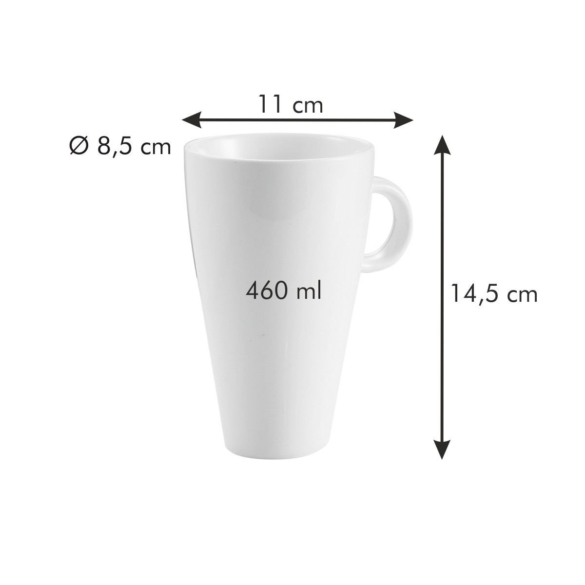 Latte-Becher ALL FIT ONE, Slim