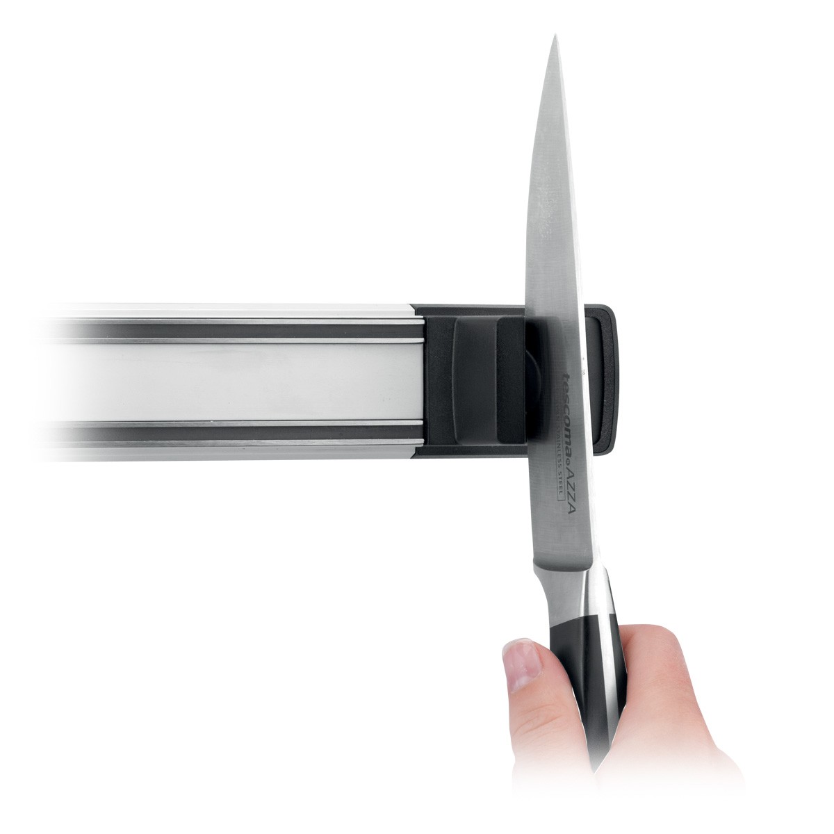 Magnetická lišta na nože PRESIDENT, s brúskou