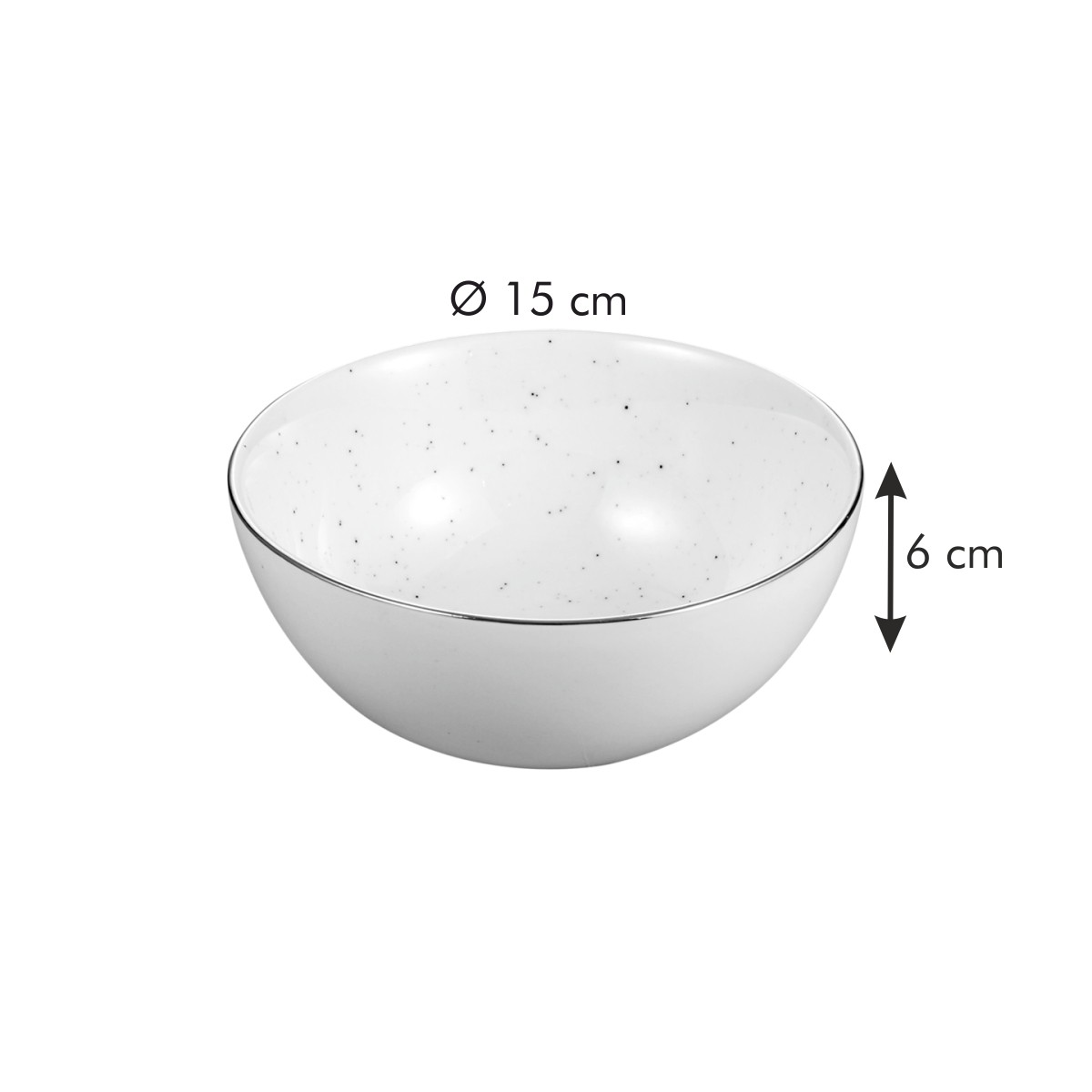 Miska CHARMANT ¤ 15 cm, biała