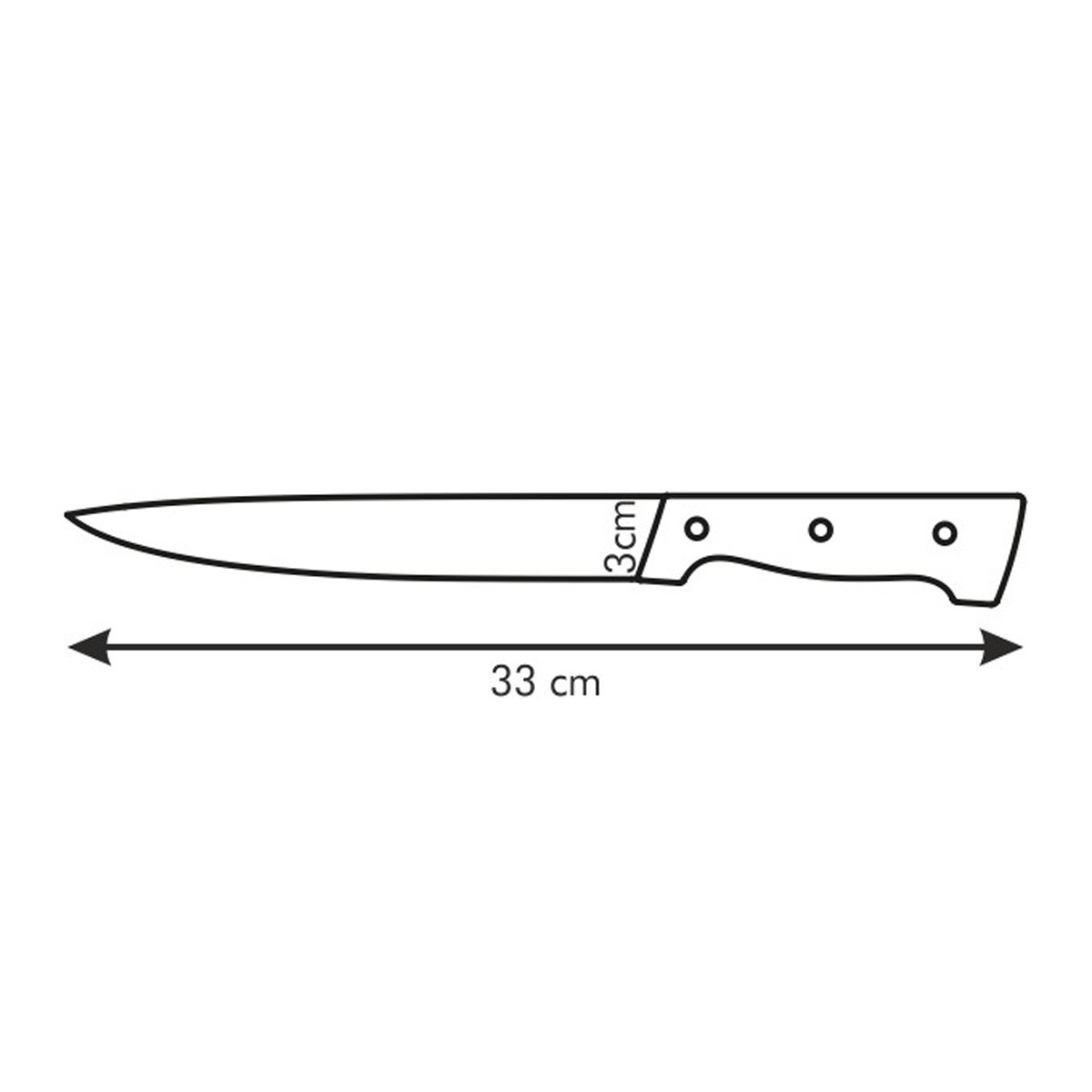 Nóż do porcjowania HOME PROFI 20 cm