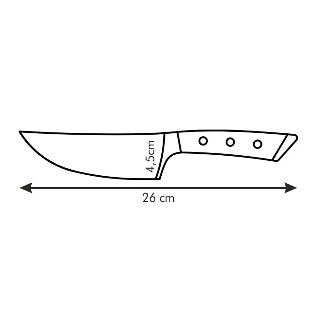 Nóż kuchenny AZZA 13 cm