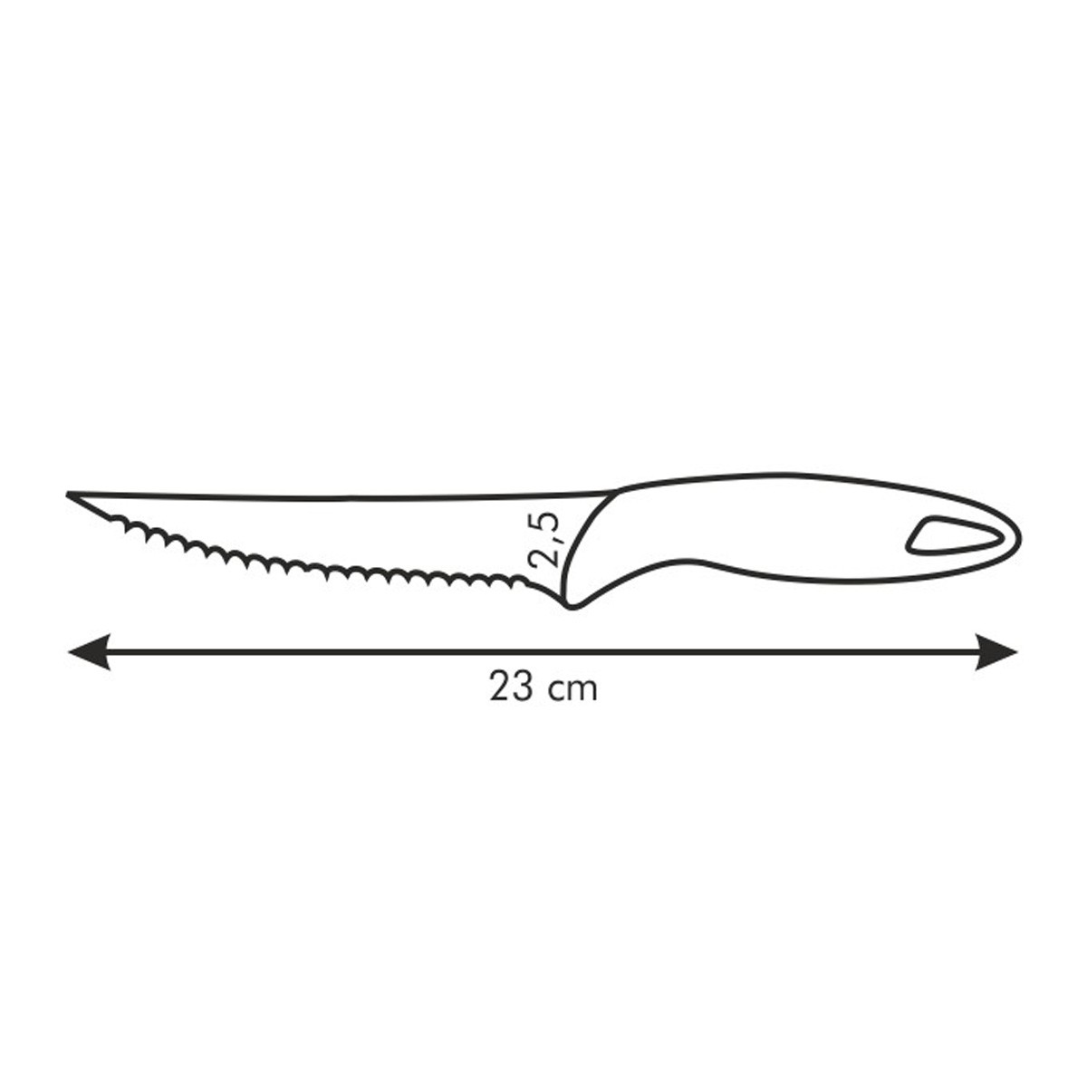 Nôž steakový PRESTO 12 cm