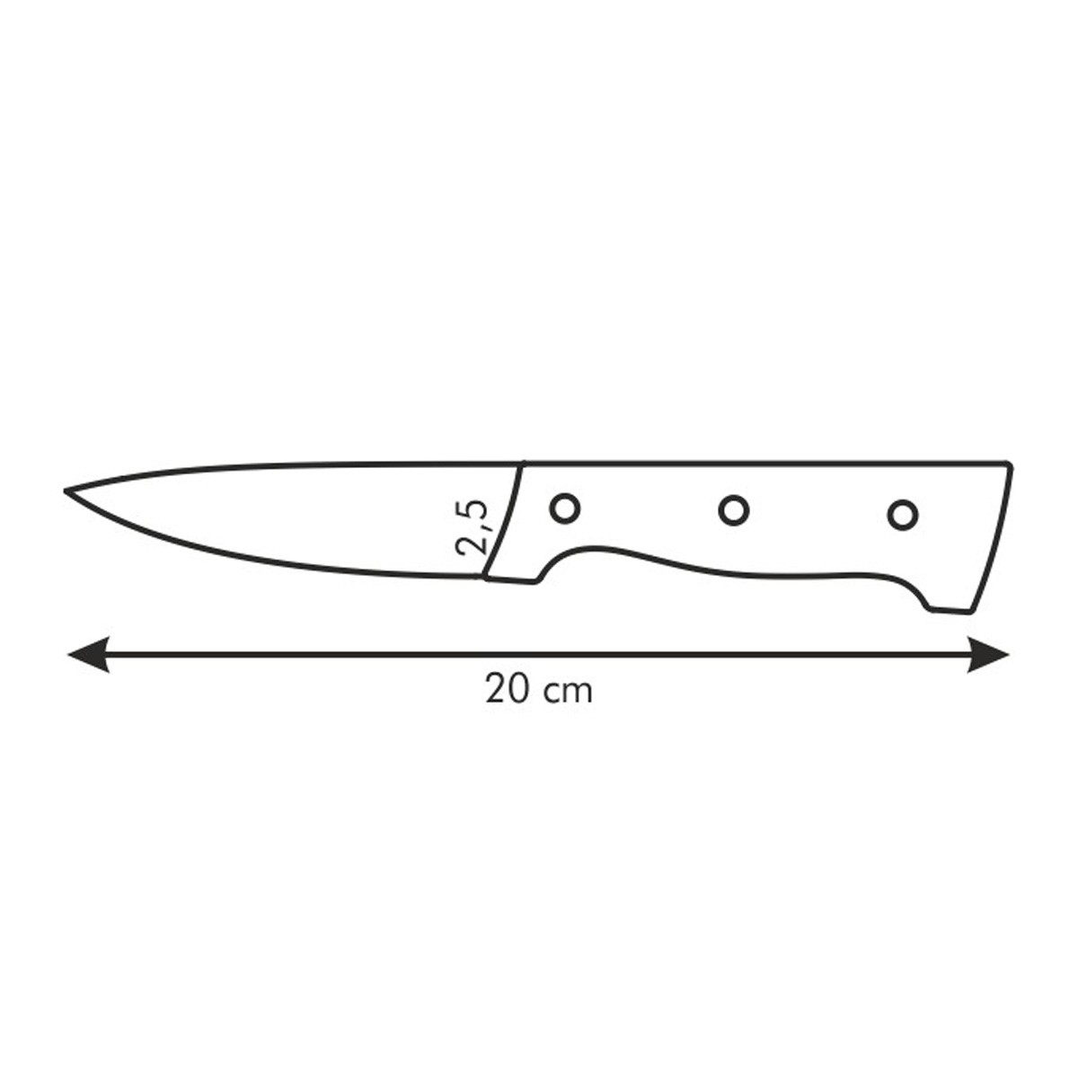 Nóż uniwersalny HOME PROFI 9 cm