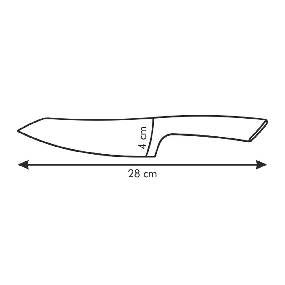Nóż z ostrzem ceramicznym AZZA, 15 cm