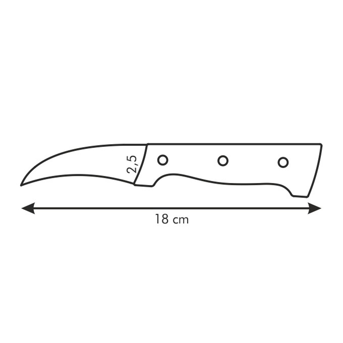 Nůž vykrajovací HOME PROFI 7 cm