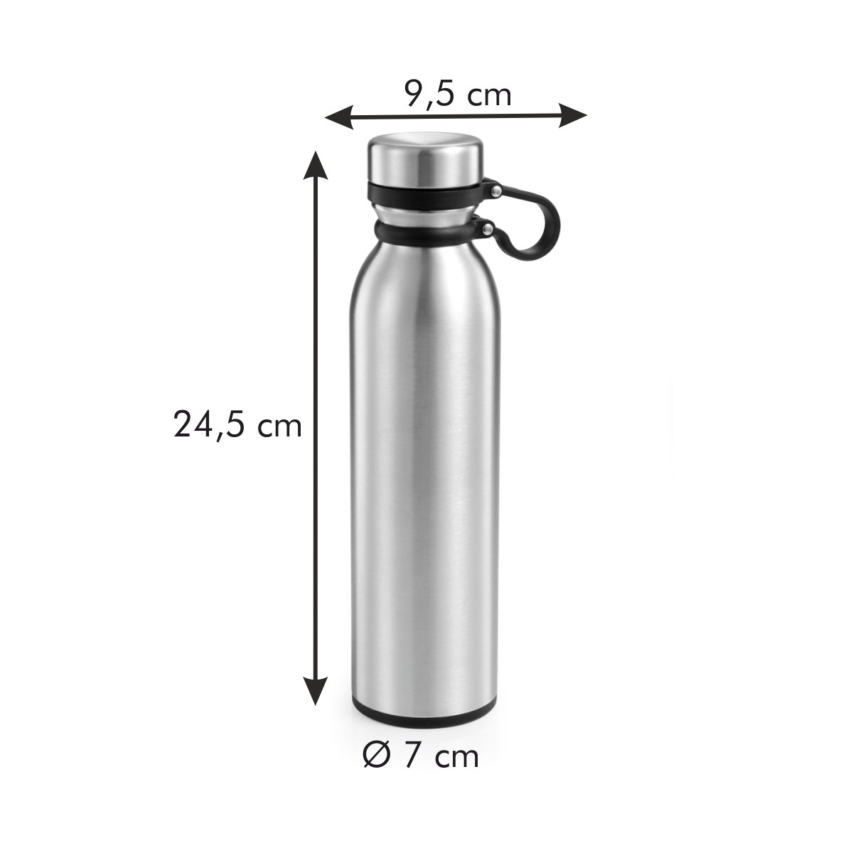 Reise-Isolierflasche CONSTANT 0,5 l, rostfrei