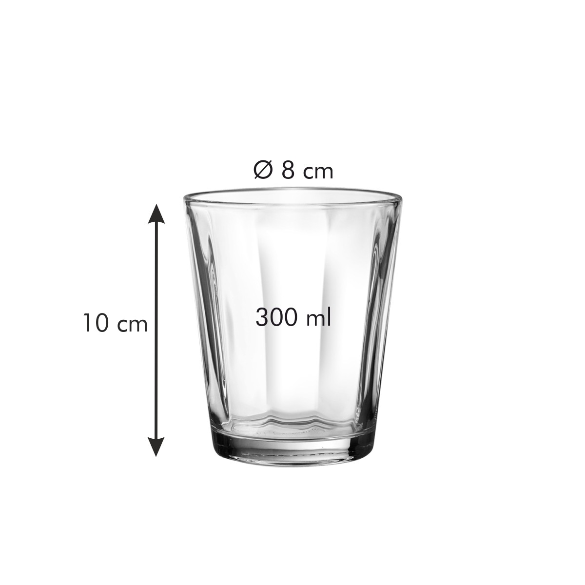 Trinkglas myDRINK Stripes 300 ml