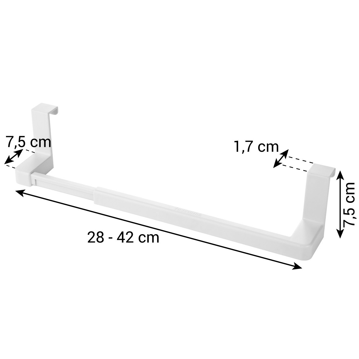 Závěsná lišta nastavitelná FlexiSPACE 280-420 mm