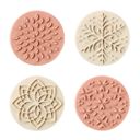 Dekorierstempel für Kekse und Lebkuchen DELÍCIA, Set 4 St.