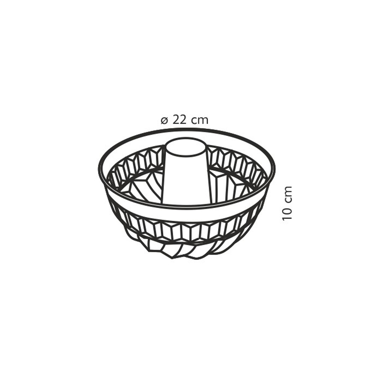 DELÍCIA kuglófsütő forma ø 22 cm termék 2. képe