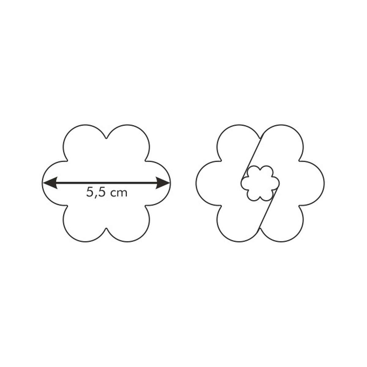 DELÍCIA Linzer Csokrocska ø 5,5 Cm