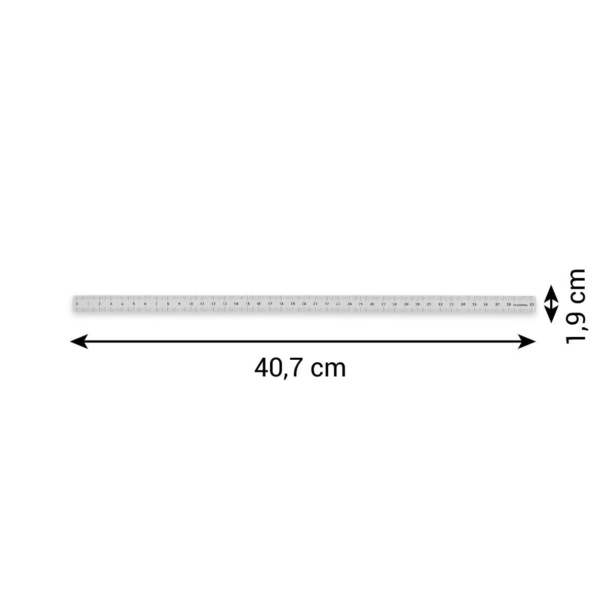 DELÍCIA Mágneses Vonalzó, 40 Cm