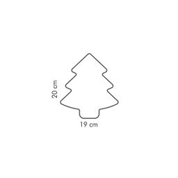 DELÍCIA Sütőforma/Sütikiszúró karácsonyfa