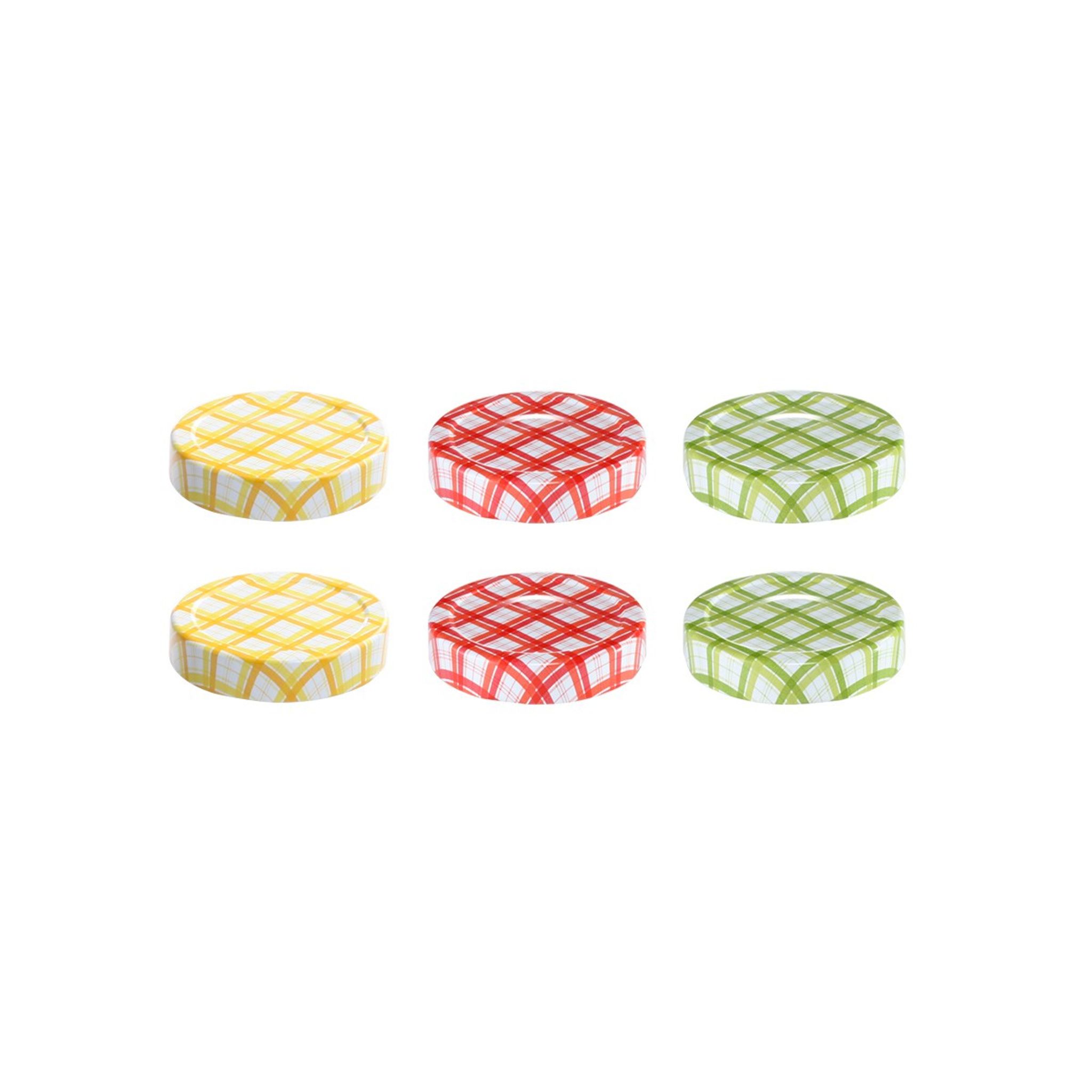 Kép DELLA CASA befőttes üveg tető, 125 és 200 ml, 6db