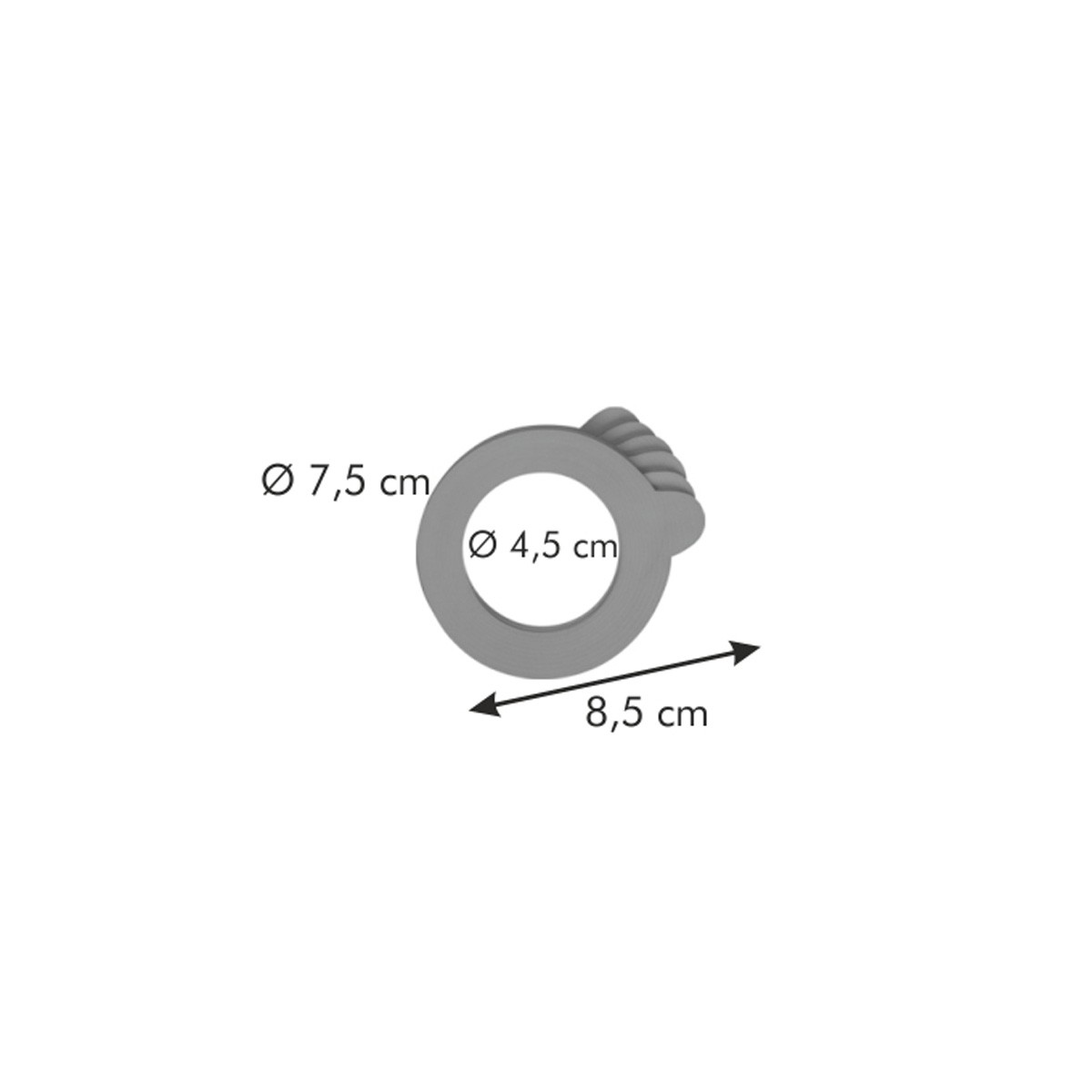 DELLA CASA befőttesüveg-tömítés 100 ml, 6db termék 2. képe