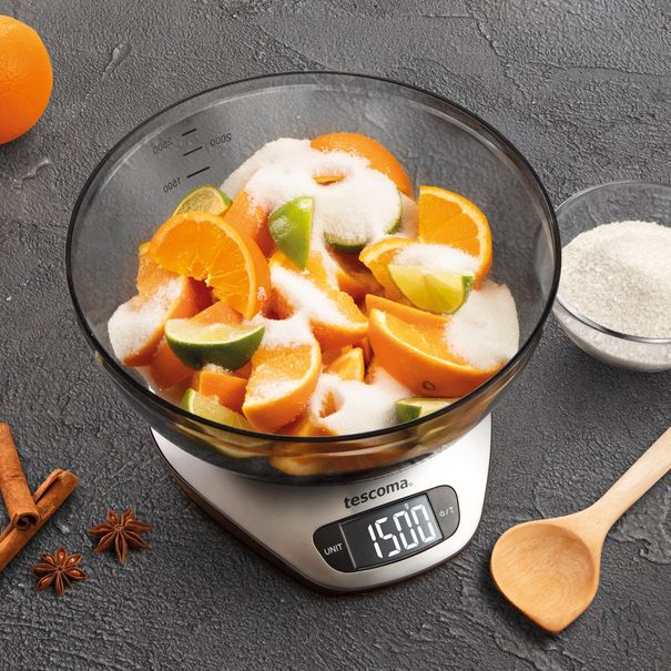 Digitální kuchyňská váha s mísou GrandCHEF 5,0 kg (obrázek 3)