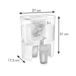 Dispensador de bebidas myDRINK, 5.0 l, com infusor