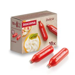 Video of Disposable whipped cream chargers DELÍCIA, 10 pcs