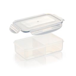 Divided container FRESHBOX 0.5 l, rectangular