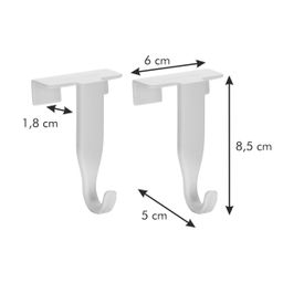 Door hooks FlexiSPACE, 2 pcs