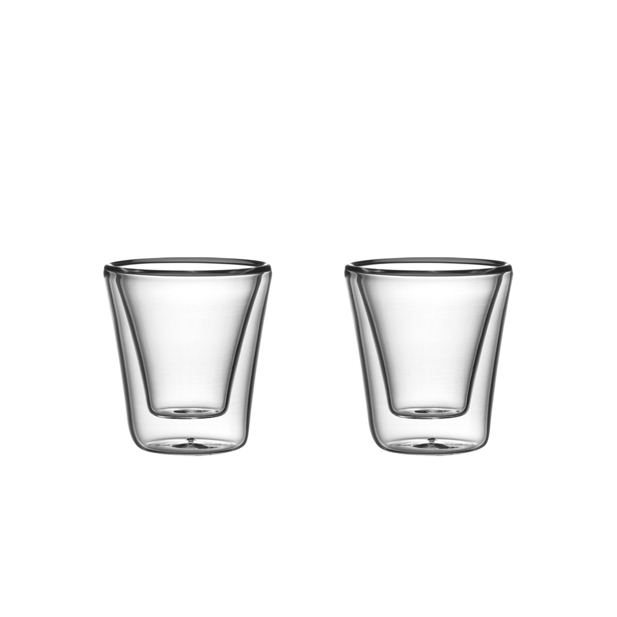 Doppelwandiges Trinkglas myDRINK 70 ml, 2 St.