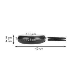 Double-sided frying pan PRESTO ø 26 cm