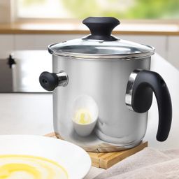 Double-wall simmer pan PRESTO with cover, ø 16 cm, 2.0 l