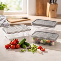 Obrázek Dózy s víkem 4FOOD 1,35 l, 3 ks