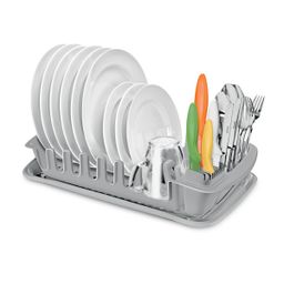 Drainer with tray CLEAN KIT, grey