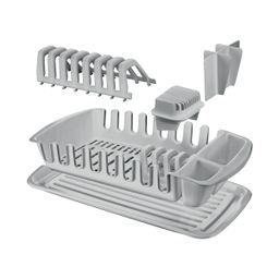 Drainer with tray CLEAN KIT, grey