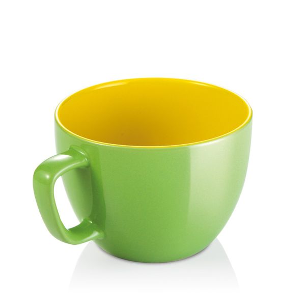 Duży kubek CREMA SHINE, czerwony (zdjęcie 7)