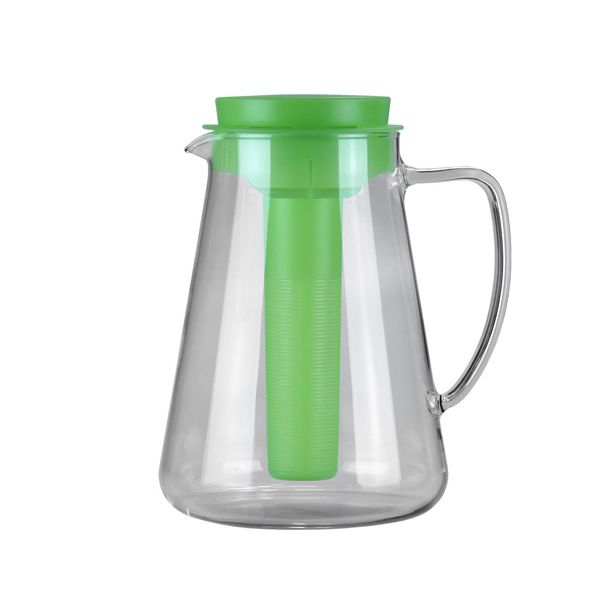 Skleněný džbán Tescoma TEO - s vyluhovacím sítkem, zelený, 2,5 l