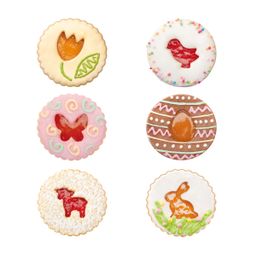 Easter shortbread cookie cutters DELÍCIA, 8 pcs