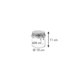 Einkochglas mit Bügelverschluss TESCOMA DELLA CASA 600 ml