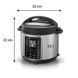 Electric pressure cooker PRESIDENT 5.5 l, multifunctional