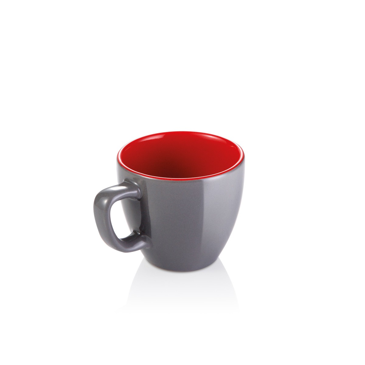 Espressotasse CREMA SHINE, grau
