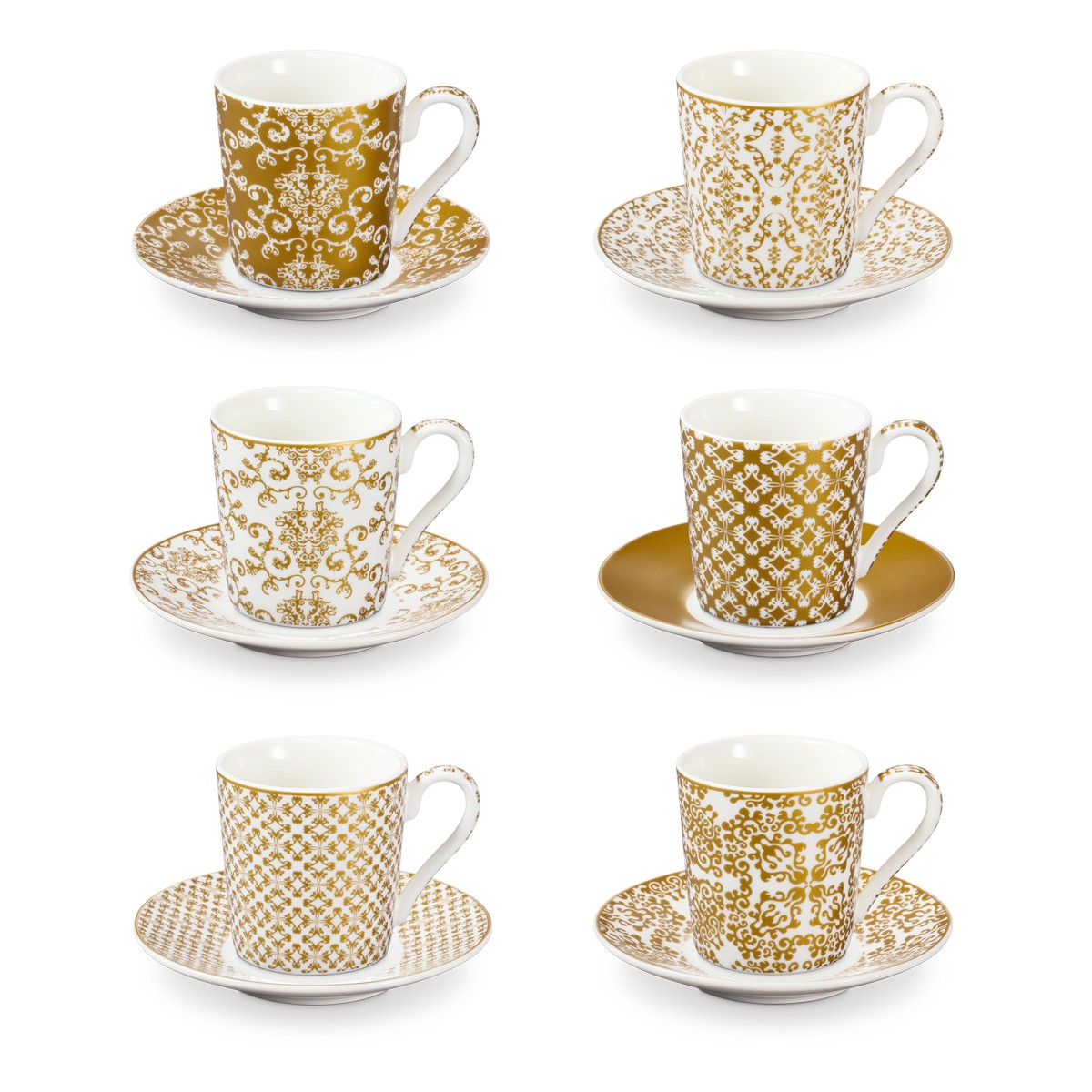 Espressotasse mit Untertasse myCOFFEE, 6 St., Empire
